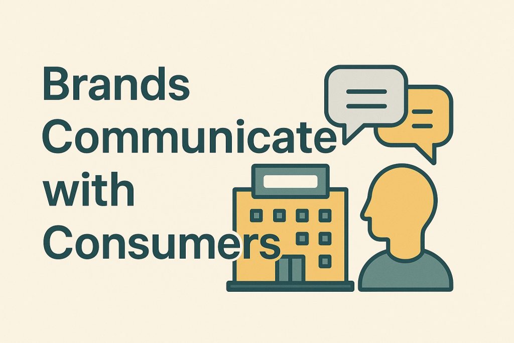 Brands Communicate with Consumers Brands Communicate with Consumers
