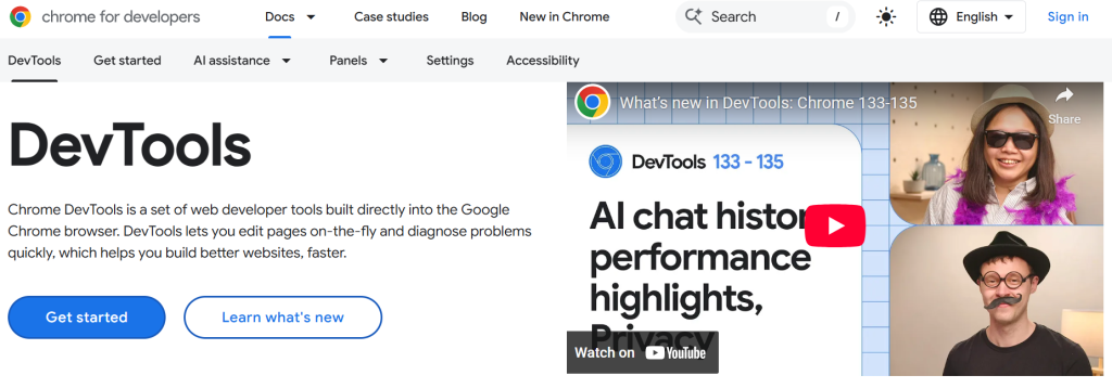 Google DevTools Google DevTools