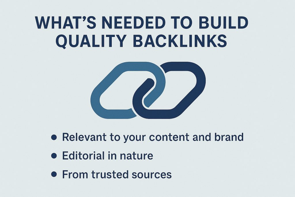 What's needed to building quality backlinks