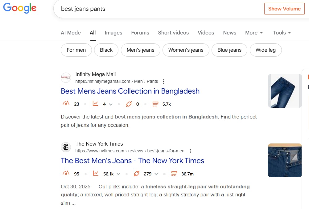 Example of best running shoes