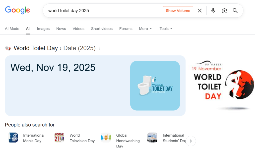 world toilet day 2025